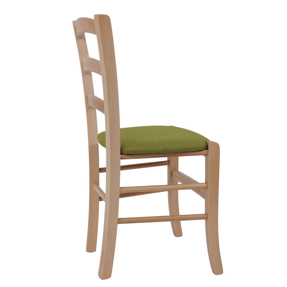Scaun Paesana - cadru natur - stofa S22 - verde Scaun Paesana - cadru natur - stofa S22 - verde