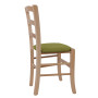 Scaun Paesana - cadru natur - stofa S22 - verde Scaun Paesana - cadru natur - stofa S22 - verde