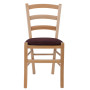 Scaun Paesana - cadru natur - stofa S78 - bordo Scaun Paesana - cadru natur - stofa S78 - bordo