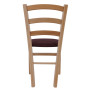 Scaun Paesana - cadru natur - stofa S78 - bordo Scaun Paesana - cadru natur - stofa S78 - bordo