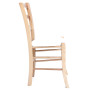 Scaun Paesana - cadru natur - imitatie piele alb - 21894 Scaun Paesana - cadru natur - imitatie piele alb - 21894