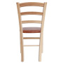 Scaun Paesana - cadru natur - imitatie piele coniac - 8070 Scaun Paesana - cadru natur - imitatie piele coniac - 8070