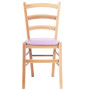 Scaun Paesana - cadru natur - imitatie piele mov - 21897 Scaun Paesana - cadru natur - imitatie piele mov - 21897