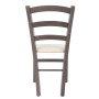 Scaun Paesana - cadru gri - imitatie piele crem - 21834 Scaun Paesana - cadru gri - imitatie piele crem - 21834