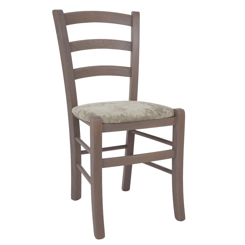 Scaun Paesana - cadru gri - stofa E04 - crem Scaun Paesana - cadru gri - stofa E04 - crem