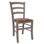 Scaun Paesana - cadru gri - stofa E45 - roz Scaun Paesana - cadru gri - stofa E45 - roz