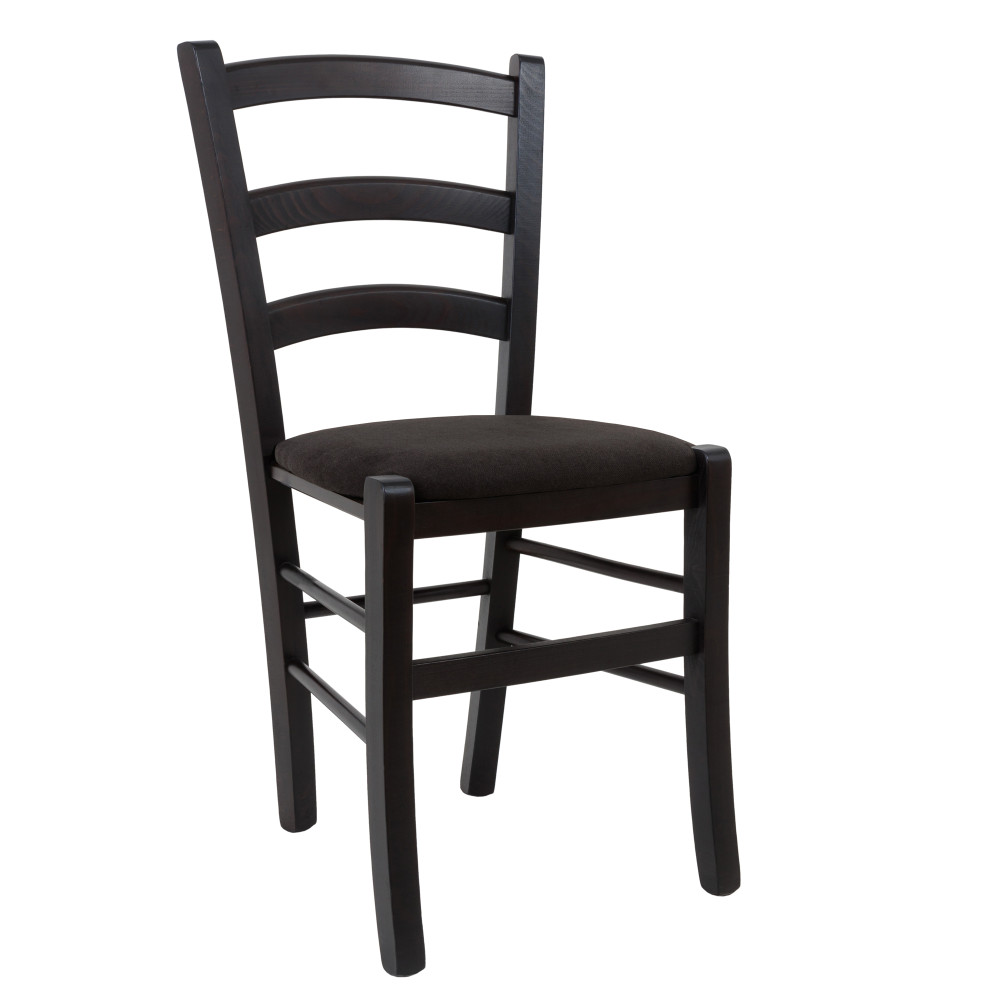 Scaun Paesana - cadru wenge - stofa K6 - negru Scaun Paesana - cadru wenge - stofa K6 - negru