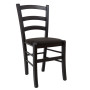 Scaun Paesana - cadru wenge - stofa K6 - negru Scaun Paesana - cadru wenge - stofa K6 - negru