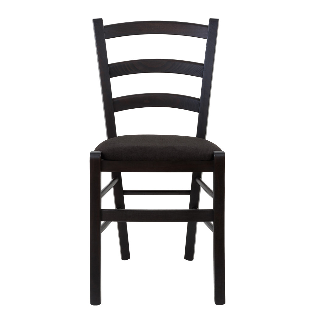 Scaun Paesana - cadru wenge - stofa K6 - negru Scaun Paesana - cadru wenge - stofa K6 - negru