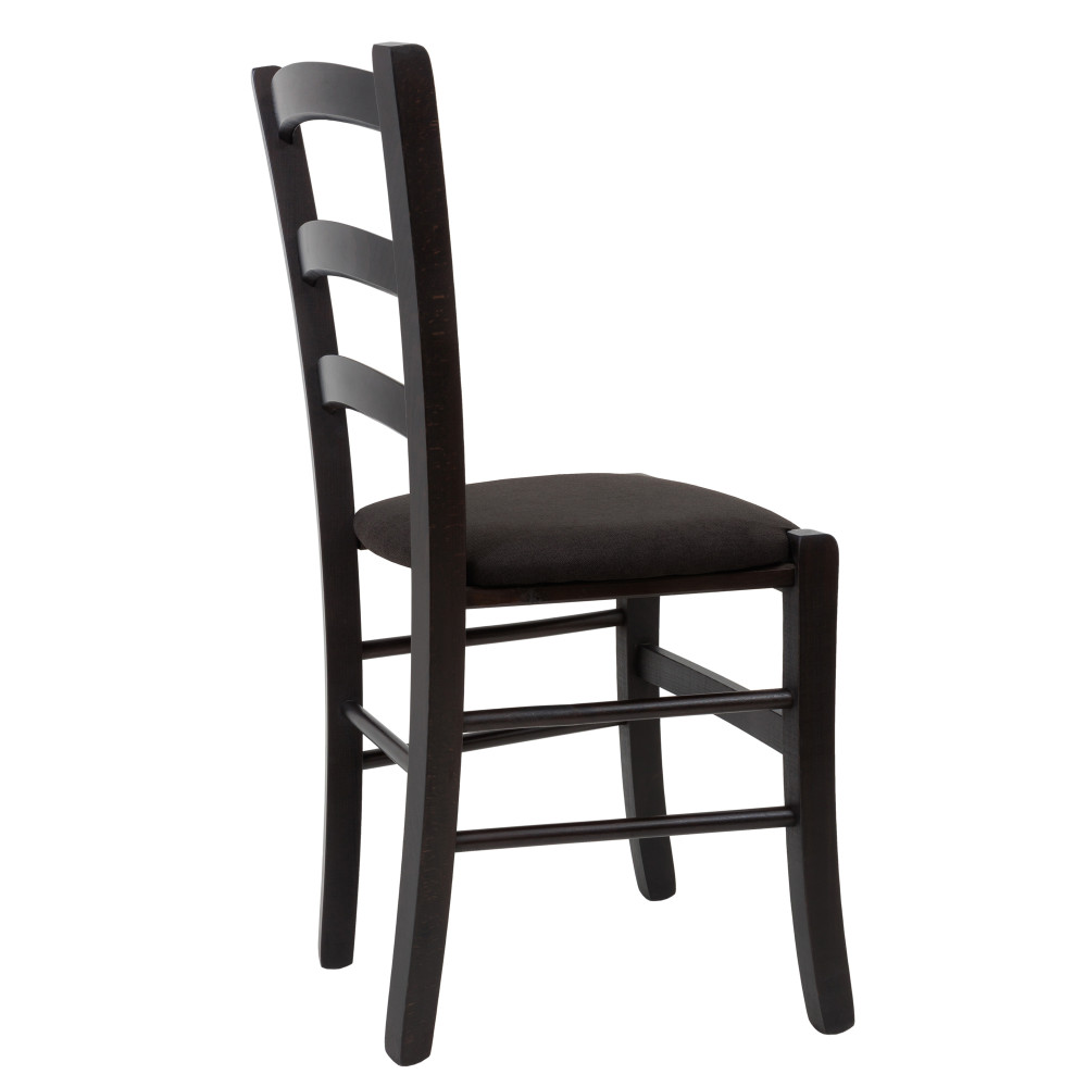 Scaun Paesana - cadru wenge - stofa K6 - negru Scaun Paesana - cadru wenge - stofa K6 - negru