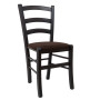 Scaun Paesana - cadru wenge - stofa K7 - maro Scaun Paesana - cadru wenge - stofa K7 - maro