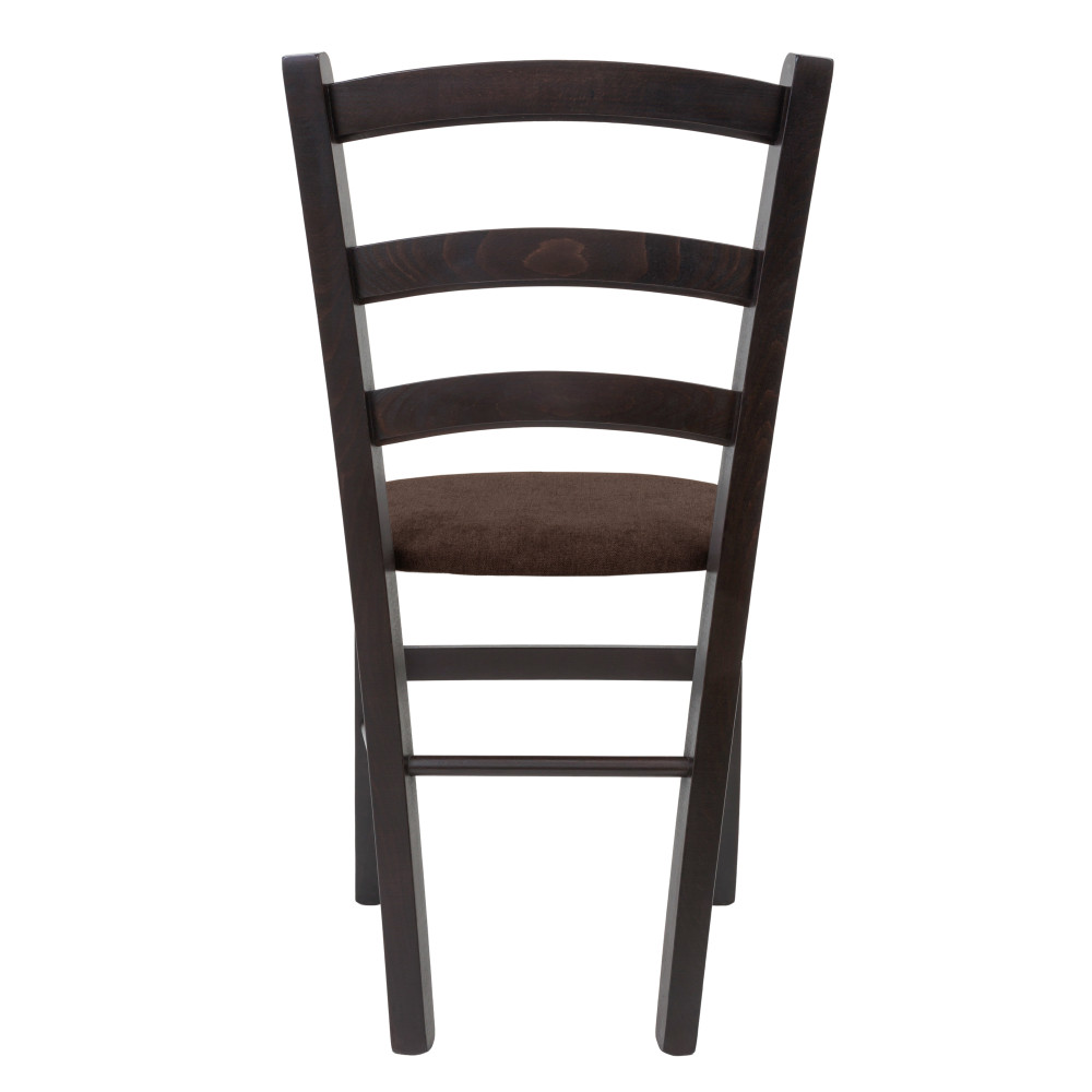 Scaun Paesana - cadru wenge - stofa K7 - maro Scaun Paesana - cadru wenge - stofa K7 - maro