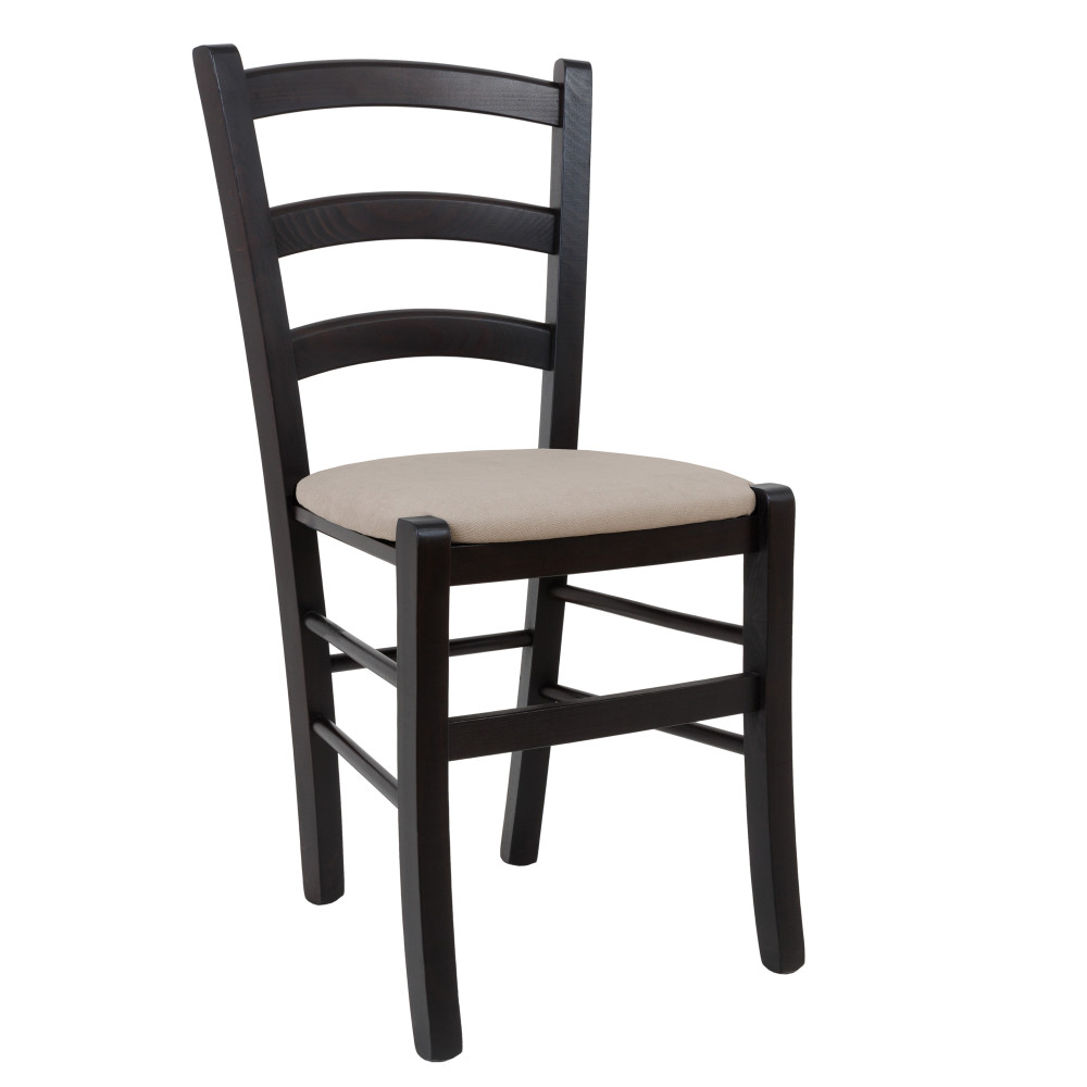 Scaun Paesana - cadru wenge - stofa K8 - crem Scaun Paesana - cadru wenge - stofa K8 - crem