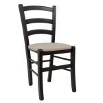 Scaun Paesana - cadru wenge - stofa K8 - crem