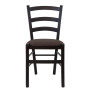Scaun Paesana - cadru wenge - stofa S04 - maro deschis Scaun Paesana - cadru wenge - stofa S04 - maro deschis