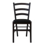Scaun Paesana - cadru wenge - stofa S14 - negru Scaun Paesana - cadru wenge - stofa S14 - negru