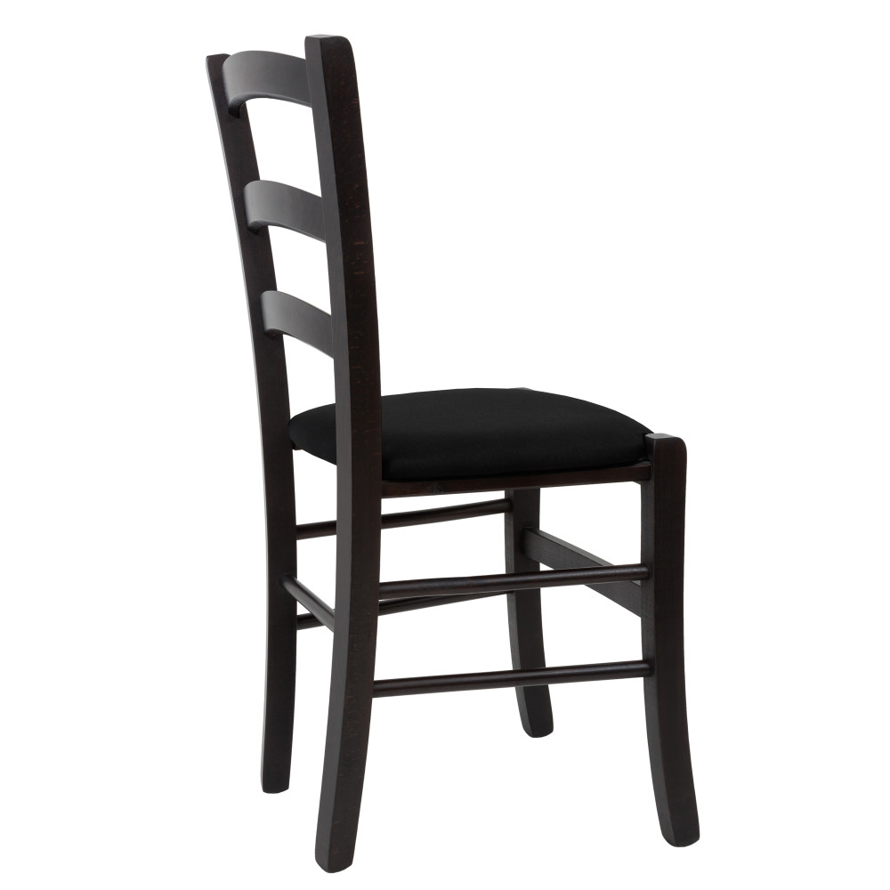 Scaun Paesana - cadru wenge - stofa S14 - negru Scaun Paesana - cadru wenge - stofa S14 - negru