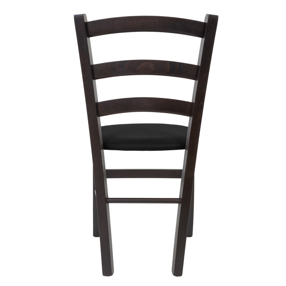 Scaun Paesana - cadru wenge - stofa S14 - negru Scaun Paesana - cadru wenge - stofa S14 - negru