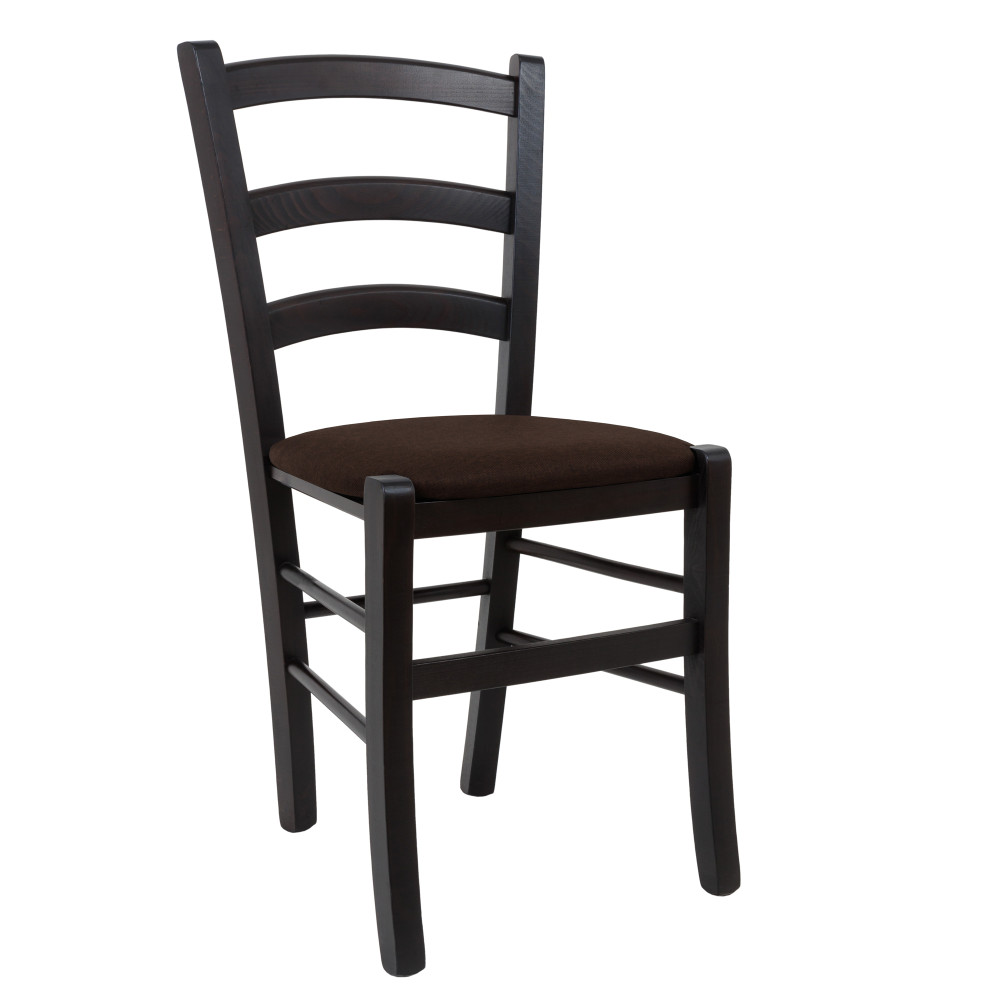 Scaun Paesana - cadru wenge - stofa S16 - maro Scaun Paesana - cadru wenge - stofa S16 - maro