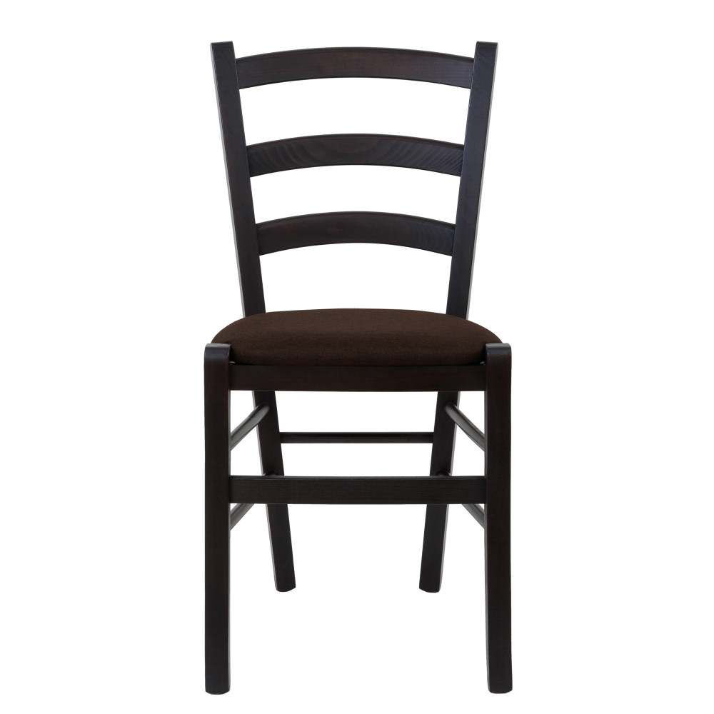 Scaun Paesana - cadru wenge - stofa S16 - maro Scaun Paesana - cadru wenge - stofa S16 - maro