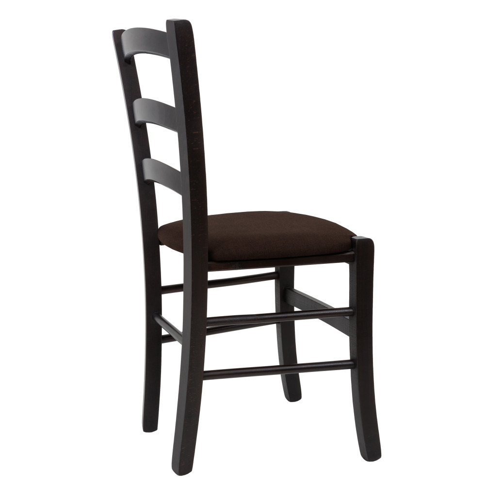Scaun Paesana - cadru wenge - stofa S16 - maro Scaun Paesana - cadru wenge - stofa S16 - maro