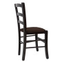 Scaun Paesana - cadru wenge - stofa S16 - maro Scaun Paesana - cadru wenge - stofa S16 - maro