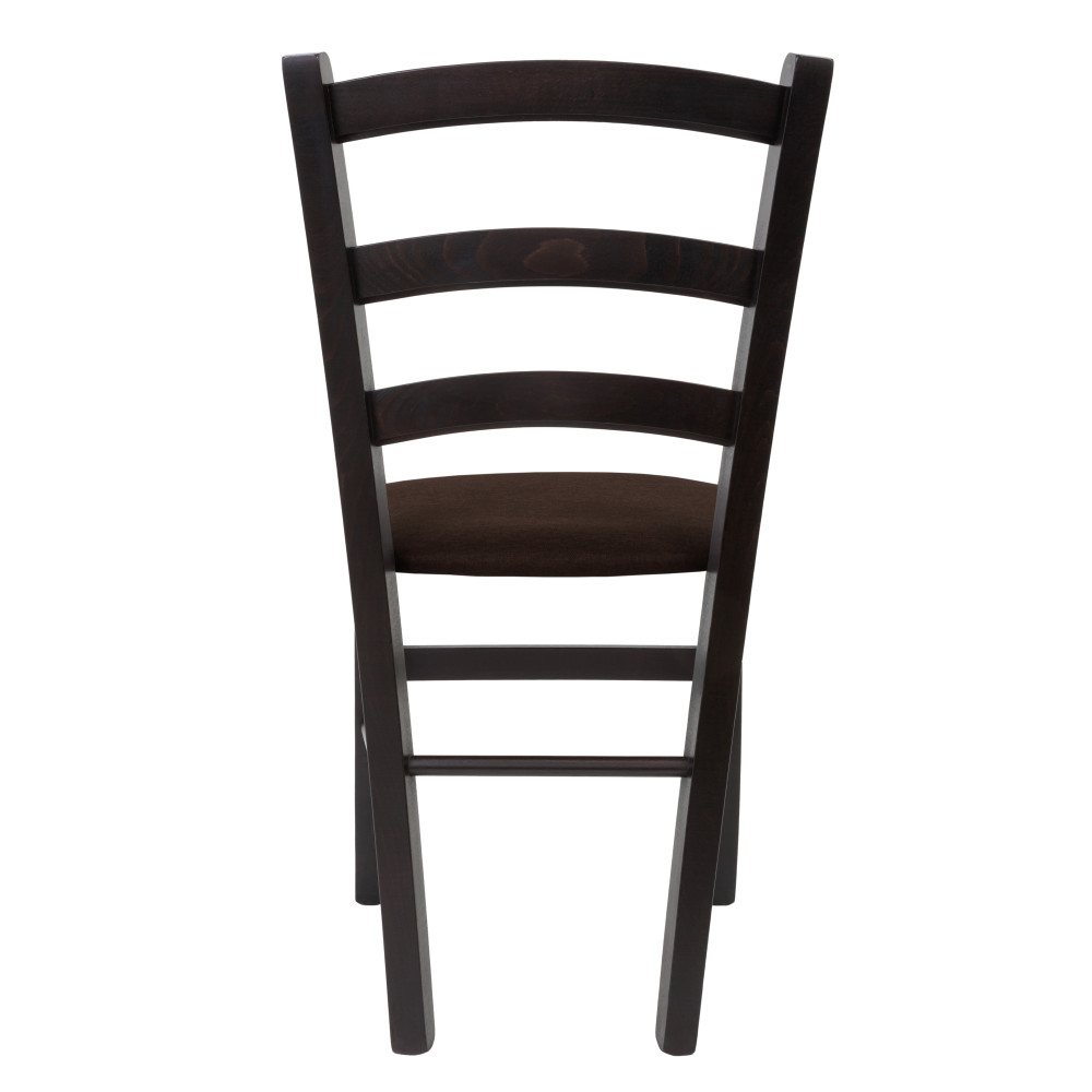 Scaun Paesana - cadru wenge - stofa S16 - maro Scaun Paesana - cadru wenge - stofa S16 - maro