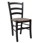 Scaun Paesana - cadru wenge - stofa S17 - crem