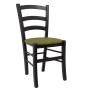 Scaun Paesana - cadru wenge - stofa S22 - verde Scaun Paesana - cadru wenge - stofa S22 - verde