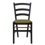 Scaun Paesana - cadru wenge - stofa S22 - verde Scaun Paesana - cadru wenge - stofa S22 - verde