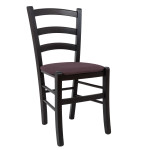 Scaun Paesana - cadru wenge - stofa S69 - mov
