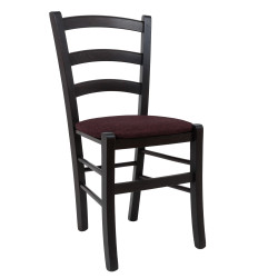 Scaun Paesana - cadru wenge - stofa S78 - bordo Scaun Paesana - cadru wenge - stofa S78 - bordo
