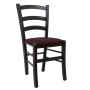 Scaun Paesana - cadru wenge - stofa S78 - bordo Scaun Paesana - cadru wenge - stofa S78 - bordo