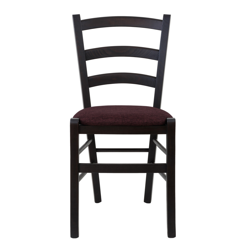 Scaun Paesana - cadru wenge - stofa S78 - bordo Scaun Paesana - cadru wenge - stofa S78 - bordo