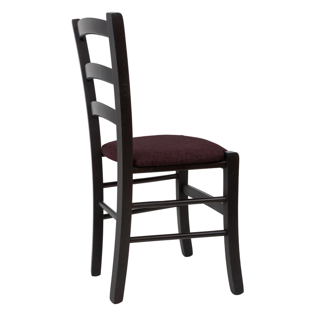 Scaun Paesana - cadru wenge - stofa S78 - bordo Scaun Paesana - cadru wenge - stofa S78 - bordo