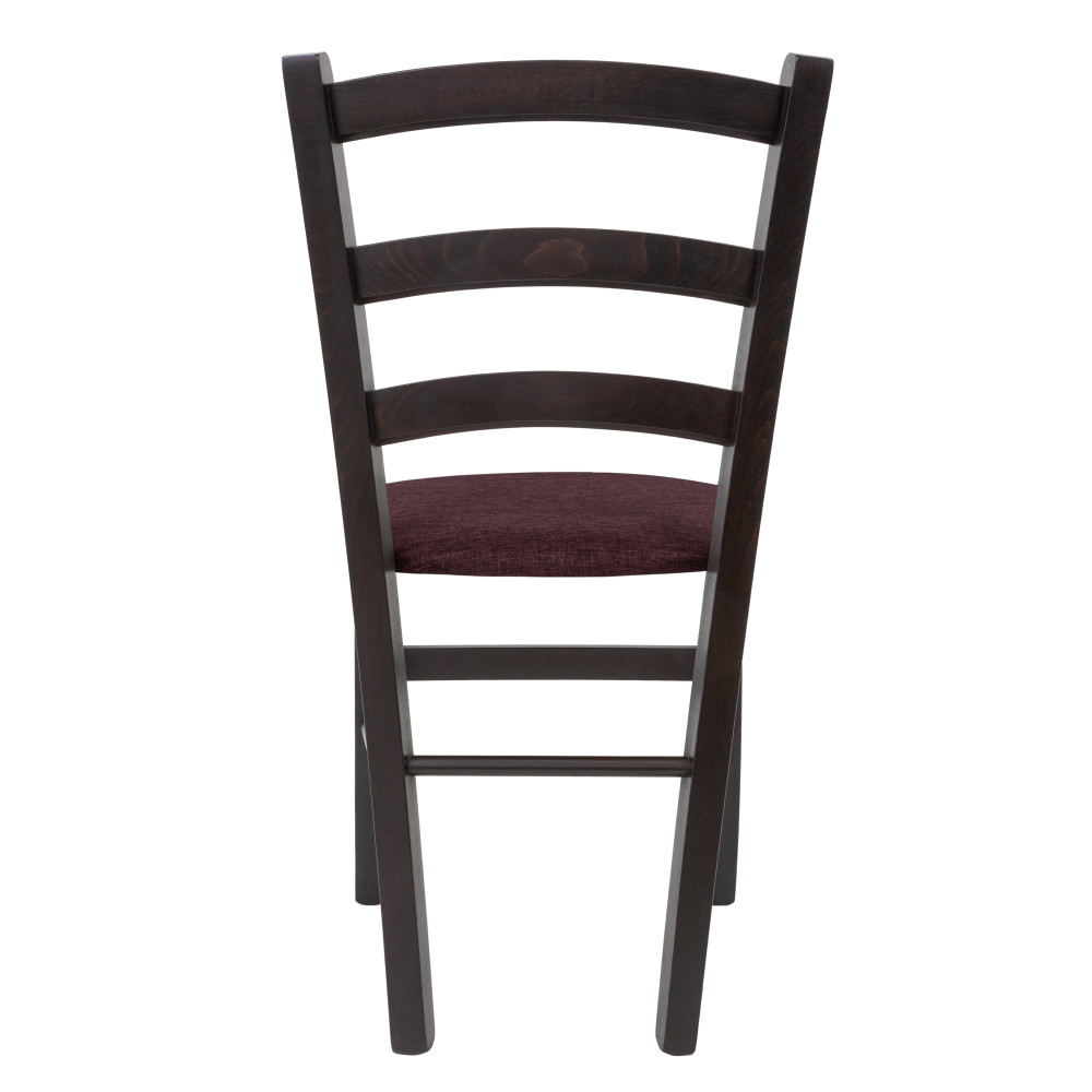Scaun Paesana - cadru wenge - stofa S78 - bordo Scaun Paesana - cadru wenge - stofa S78 - bordo