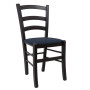 Scaun Paesana - cadru wenge - stofa S80 - albastru Scaun Paesana - cadru wenge - stofa S80 - albastru