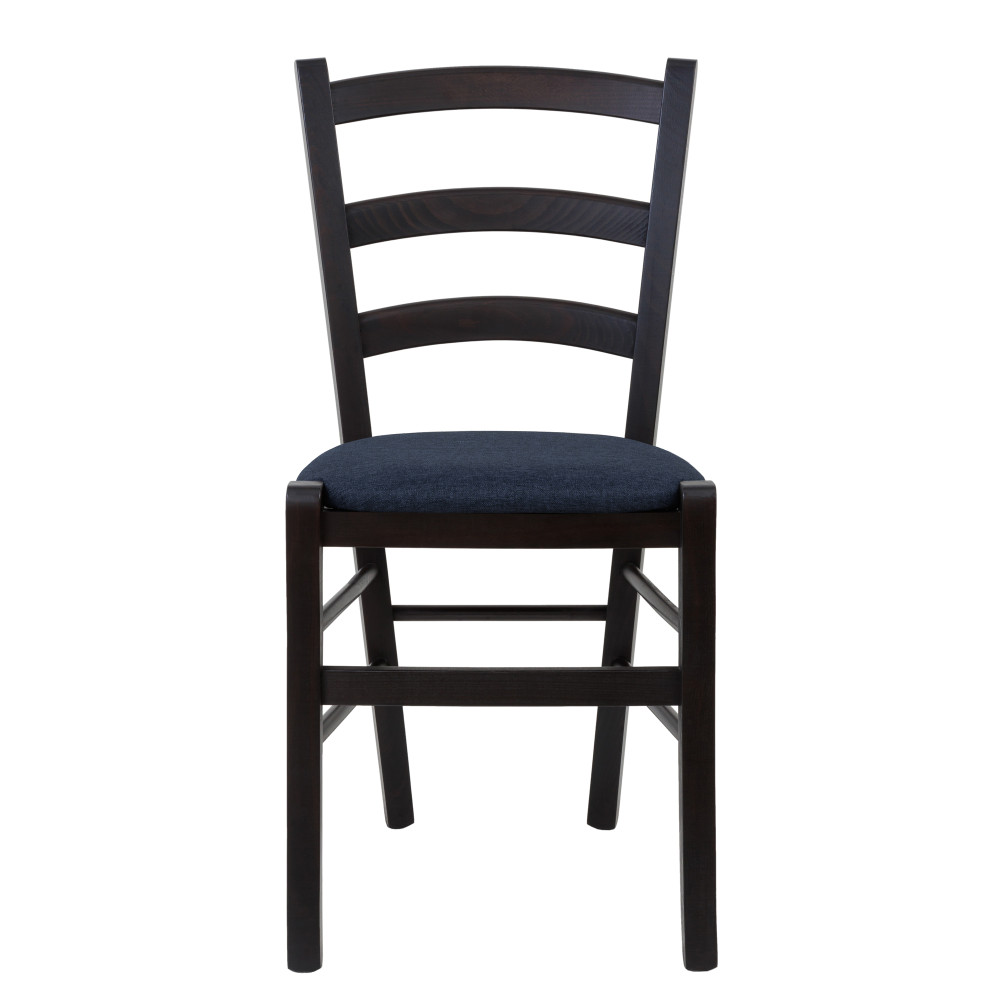 Scaun Paesana - cadru wenge - stofa S80 - albastru Scaun Paesana - cadru wenge - stofa S80 - albastru