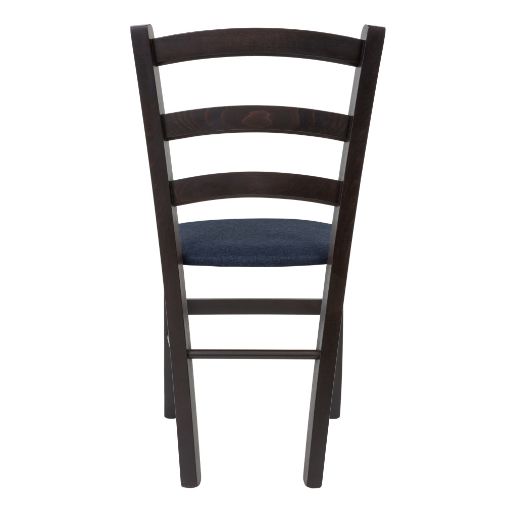 Scaun Paesana - cadru wenge - stofa S80 - albastru Scaun Paesana - cadru wenge - stofa S80 - albastru