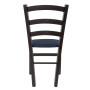 Scaun Paesana - cadru wenge - stofa S80 - albastru Scaun Paesana - cadru wenge - stofa S80 - albastru
