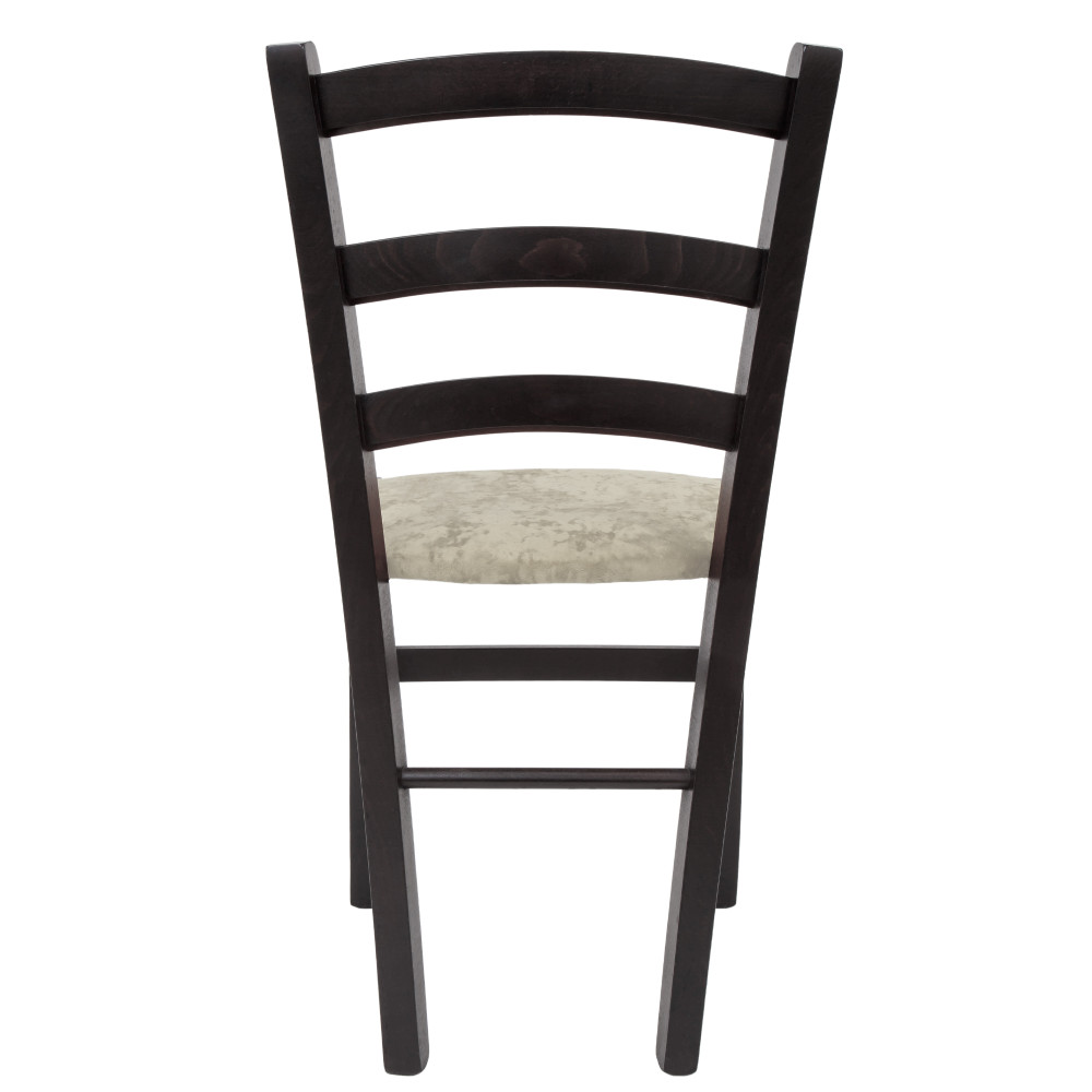 Scaun Paesana - cadru wenge - stofa E04 - crem Scaun Paesana - cadru wenge - stofa E04 - crem