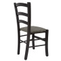 Scaun Paesana - cadru wenge - stofa E30 - gri Scaun Paesana - cadru wenge - stofa E30 - gri