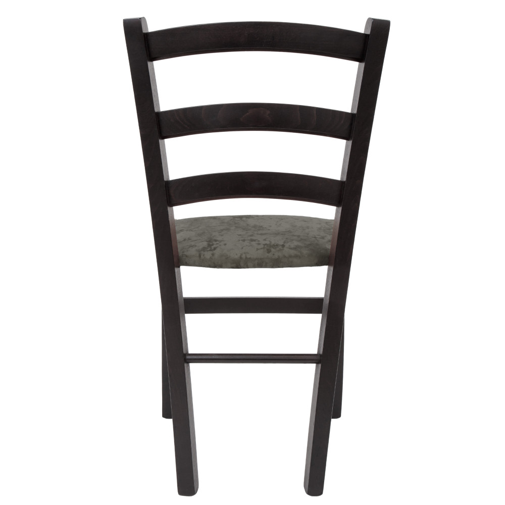 Scaun Paesana - cadru wenge - stofa E30 - gri Scaun Paesana - cadru wenge - stofa E30 - gri