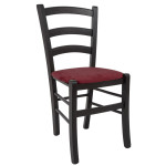 Scaun Paesana - cadru wenge - stofa E42 - visiniu