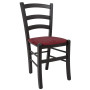 Scaun Paesana - cadru wenge - stofa E42 - visiniu Scaun Paesana - cadru wenge - stofa E42 - visiniu