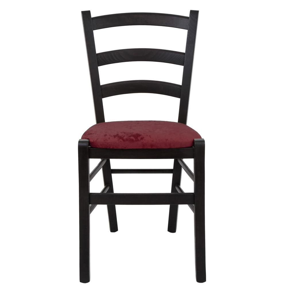 Scaun Paesana - cadru wenge - stofa E42 - visiniu Scaun Paesana - cadru wenge - stofa E42 - visiniu