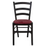 Scaun Paesana - cadru wenge - stofa E42 - visiniu Scaun Paesana - cadru wenge - stofa E42 - visiniu