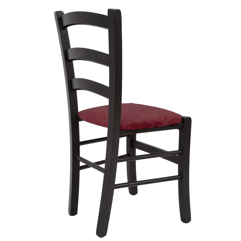 Scaun Paesana - cadru wenge - stofa E42 - visiniu Scaun Paesana - cadru wenge - stofa E42 - visiniu