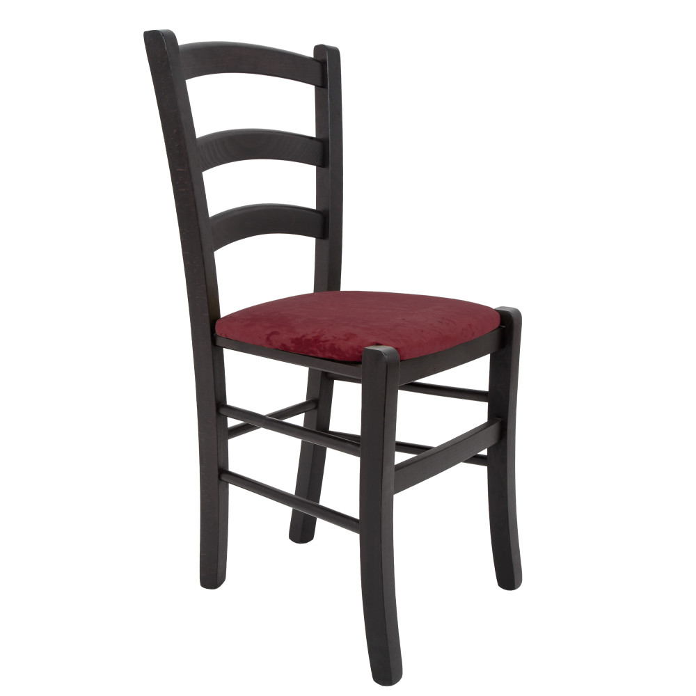 Scaun Paesana - cadru wenge - stofa E42 - visiniu Scaun Paesana - cadru wenge - stofa E42 - visiniu