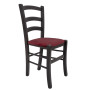 Scaun Paesana - cadru wenge - stofa E42 - visiniu Scaun Paesana - cadru wenge - stofa E42 - visiniu